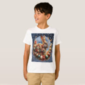 Bloesem Konijn Pasen  T-shirt (Voorkant volledig)