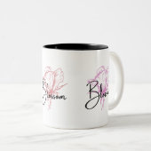 Bloesem Lente Bloem Tweekleurige Koffiemok (Voorkant rechts)