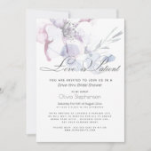 Bloesem Liefde is Geduldig  Drive Thru Bruidsmeisj Kaart (Voorkant)