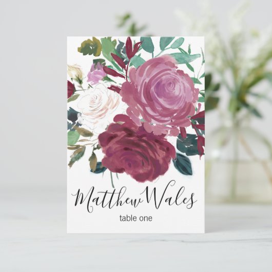 Bloesem Liefde Kaart (Staand voorkant)