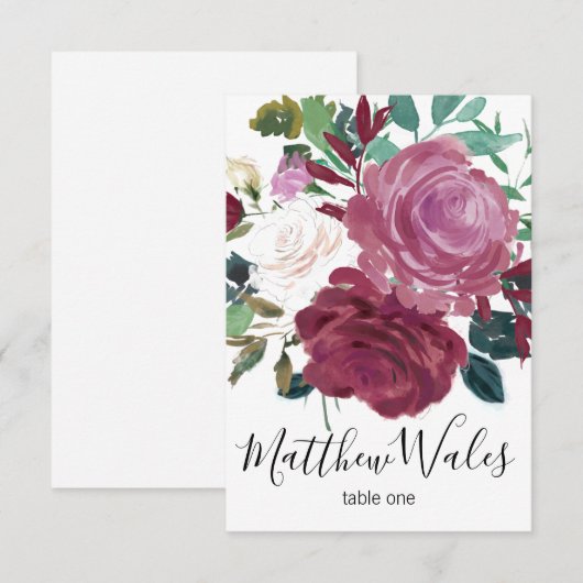 Bloesem Liefde Kaart (Voorkant / Achterkant)