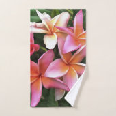 bloesem met Bleek roze Frangipani Bad Handdoek (Handdoek)