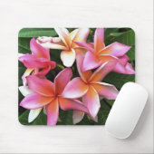 bloesem met Bleek roze Frangipani Muismat (Met muis)