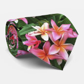 bloesem met Bleek roze Frangipani Stropdas (Opgerold)