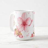 Bloesem Mok – Bloom-Inspired Coffee Cup (Voorkant links)