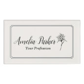 bloesem naambadge (Voorkant)