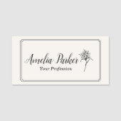 bloesem naamplaatje (Voorkant)