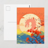 BLOESEM NATUUR BERG DRAGON BRIEFKAART (Voorkant / Achterkant)