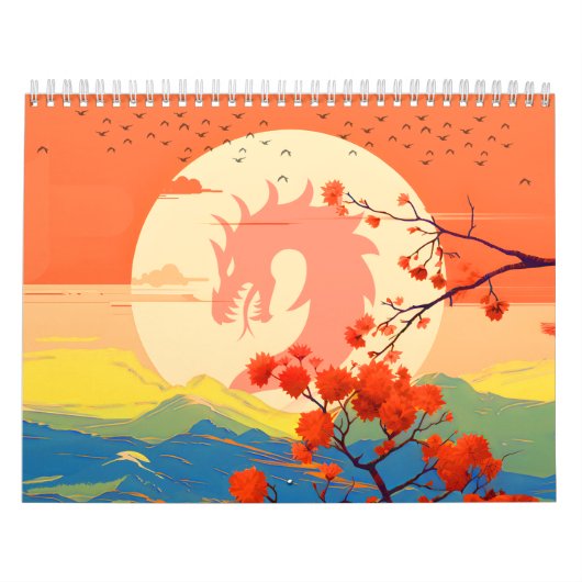 BLOESEM NATUUR BERG DRAGON KALENDER (Hoes)