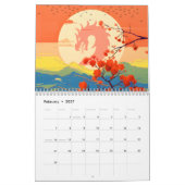BLOESEM NATUUR BERG DRAGON KALENDER (Feb 2027)