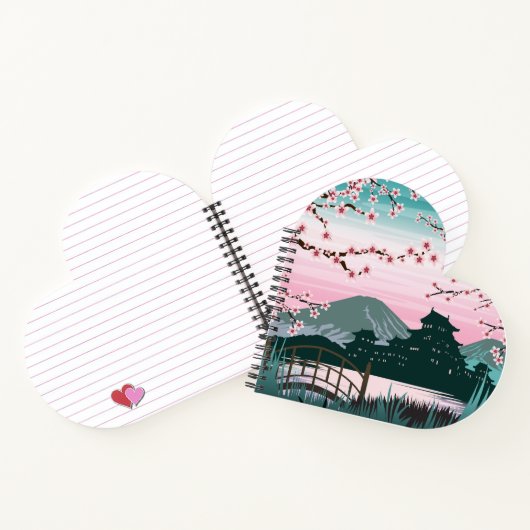 bloesem notitieboek (Binnen)