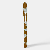 Bloesem op bruin Case-Mate iPhone case (Achterkant / Links)