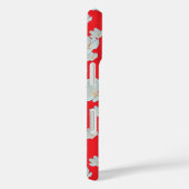 Bloesem op rood Case-Mate iPhone case (Achterkant / Rechts)