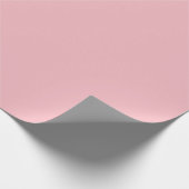 Bloesem Roze Effen Kleur Cadeaupapier (Hoek)