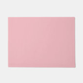 Bloesem Roze Effen Kleur Deurmat (Voorkant)