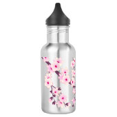 Bloesem Roze Kersenbloesem Waterfles (Links)