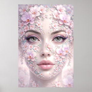 Bloesem Sereniteit Muze Poster