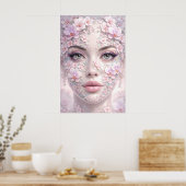Bloesem Sereniteit Muze Poster (Keuken)