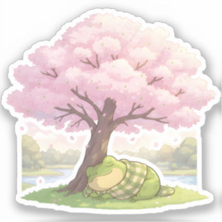 Bloesem Slaap Sticker