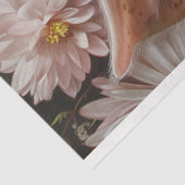 Bloesem Snuit Varken Roze Bloemen Decoupage Tissuepapier (Detail)