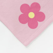Bloesem Stippen Fleece Deken (Hoek)