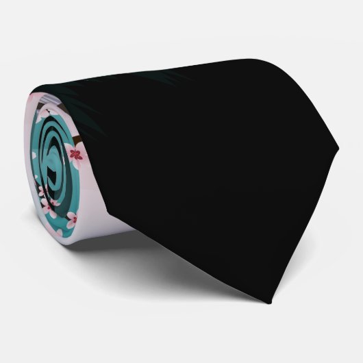 bloesem stropdas (Opgerold)