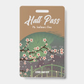 Bloesem Sundown Hallpas Badge (Achterkant)