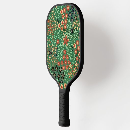 Bloesem uw spel met Elegantie: Japanse Bloemen Pickleball Paddle (Links)