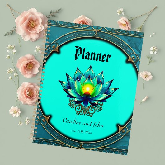Bloesem van Elegantie, Mystieke Lotus. Planner