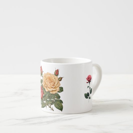 Bloesem van potentieel espresso kop (Voorkant rechts)