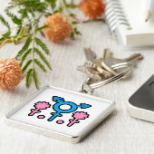 Bloesem van Pride Sleutelhanger (Zijkant)