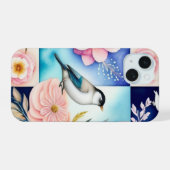 Bloesem & Vogel iPhone 15 Case (Achterkant horizontaal)
