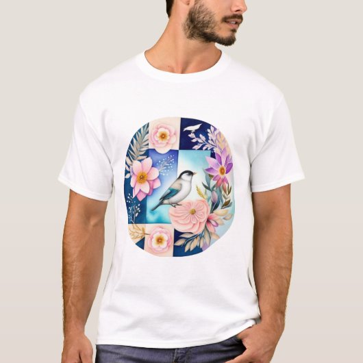 Bloesem & Vogel T-shirt (Voorkant)