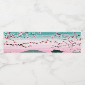 bloesem waterfles etiket (Enkel label)