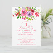 Bloesem Zegeningen Eerste Communie Kaart (Staand voorkant)