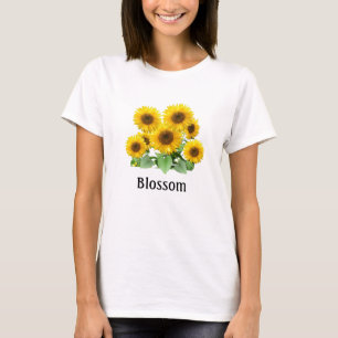 Bloesem Zonnebloemen T-shirt