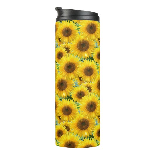 Bloesem Zonnebloemen Thermosbeker (Geroteerd rechts)