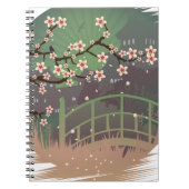 Bloesem Zonsondergang Notitieboek (Voorkant)