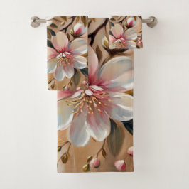 Bloesembadhanddoeken Bad Handdoek