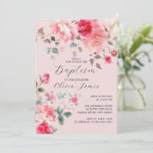 Bloesembloesem Doop Kaart (Staand voorkant)