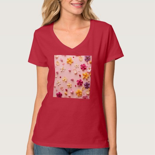 Bloesemconfetti T-shirt (Voorkant)