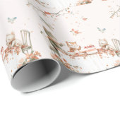 Bloesemfeest met katten cadeaupapier (Rol Hoek)