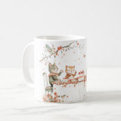 Bloesemfeest met katten koffiemok (Voorkant links)