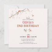 Bloesemfeest met katten uitnodiging (Achterkant)