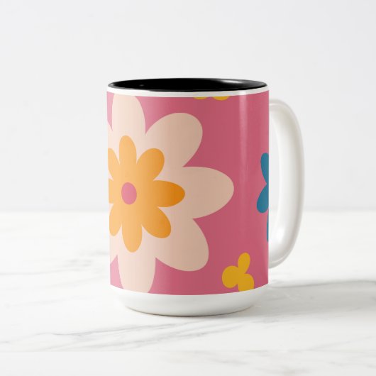 Bloesempatroon Mok (Voorkant rechts)