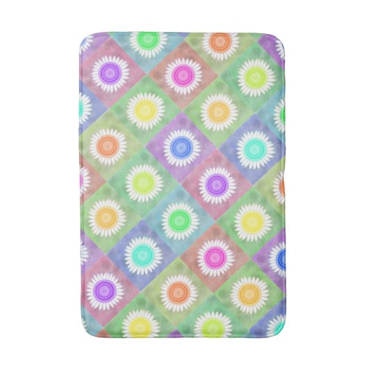 Bloesems badmat (Voorkant Verticaal)