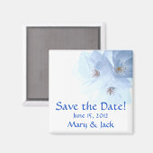 Bloesems Bewaar de Datummagneet Magneet (Voorkant / Achterkant)