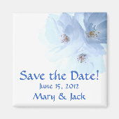 Bloesems Bewaar de Datummagneet Magneet (Voorkant)