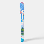 Bloesems bij het meer - Dreamy Anime Spring Case-Mate iPhone Case (Achterkant / Links)