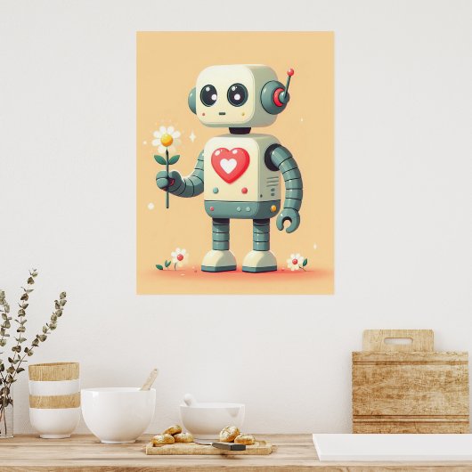 Bloesems & Bots Poster (Keuken)